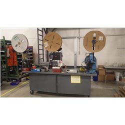 Complete Wire Stripping Station and Automatic Wire Connector Application Machines Mounted on Heavey 