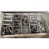 Image 8 : 9 Drawer Steel Cabinet Full of Punches Punches As Pictured