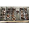 Image 9 : 9 Drawer Steel Cabinet Full of Punches Punches As Pictured