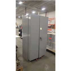 Double Door Steel Cabinet With All Parts As Pictured