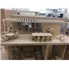 Image 10 : Scale Model Building w/Scale Model Cars, Furniture, etc. 54" X 39", Approx. 63" H