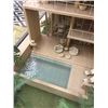 Image 8 : Scale Model Building w/Scale Model Cars, Furniture, etc. 54" X 39", Approx. 63" H