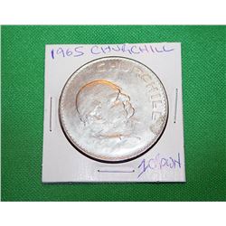 1965 CHURCHILL ONE CROWN COIN