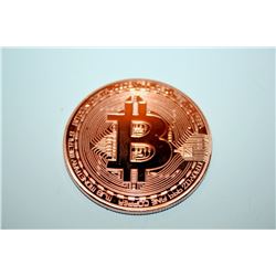 Bronze Plated Coin BTC Bitcoin Collection