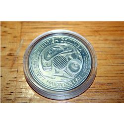1977 HAIDA DOLLAR (BRITISH COLUMBIA)