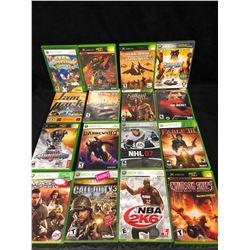 XBOX 360 & XBOX VIDEO GAME LOT