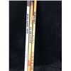 Image 1 : GAME USED HOCKEY STICKS LOT (DINEEN, LIDSTROM, WALKER)