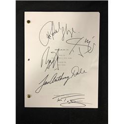 MURDER IN THE 1ST AUTOGRAPHED SCRIPT (IAN ANTHONY DALE,RAPHAEL SBARGE,TOM FELTON & MORE)