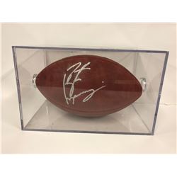 PEYTON MANNING AUTOGRAPHED WILSON FOOTBALL (GRID IRON COA)