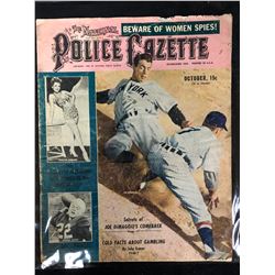 1949 THE NATIONAL POLICE GAZETTE MAGAZINE