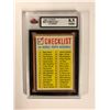 Image 1 : 1962 TOPPS #22 CHECKLIST 1ST SERIES (8.5 NMM +) KSA