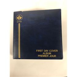 FIRST DAY ALBUM COVER  W/ CANADIAN FIRST DAY COVERS (COMPLETE SET)