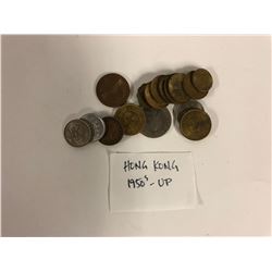 1950'S HONG KONG COINS LOT