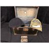 Image 1 : VINTAGE WAR CHEST W/ PATCHES & BERET