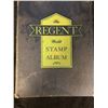 Image 1 : THE REGENT WORLD STAMP ALBUM W/ VARIOUS WORLDWIDE STAMPS