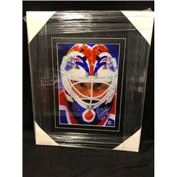 GRANT FUHR AUTOGRAPHED 16" X 20" FRAMED COLOR PHOTO W/ COA