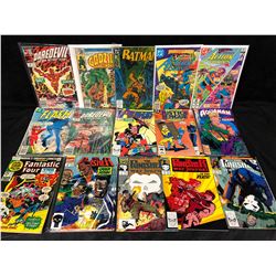 DC & MARVEL COMIC BOOK LOT (THE PUNISHER, DAREDEVIL, FANTASTIC FOUR, FLASH & MORE)