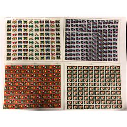 1950-60'S UNUSED SHEETS OF STAMPS LOT (CATALOGUED)