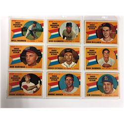 1960 SPORT MAGAZINE ROOKIE STARS BASEBALL CARD LOT