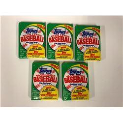 1990 TOPPS BASEBALL WAX PACKS LOT