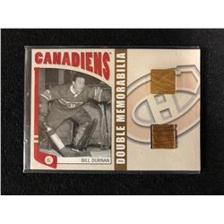DOUBLE MEMORABILIA BILL DURNAN HOCKEY CARD