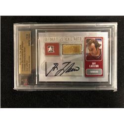 IN THE GAME ULTIMATE STICK & AUTO GUY LAFLEUR HOCKEY CARD