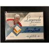 Image 1 : LIMITED EDITION STEVE SHUTT LEGENDS CLASSIC GAME PATCH HOCKEY CARD (18/25)