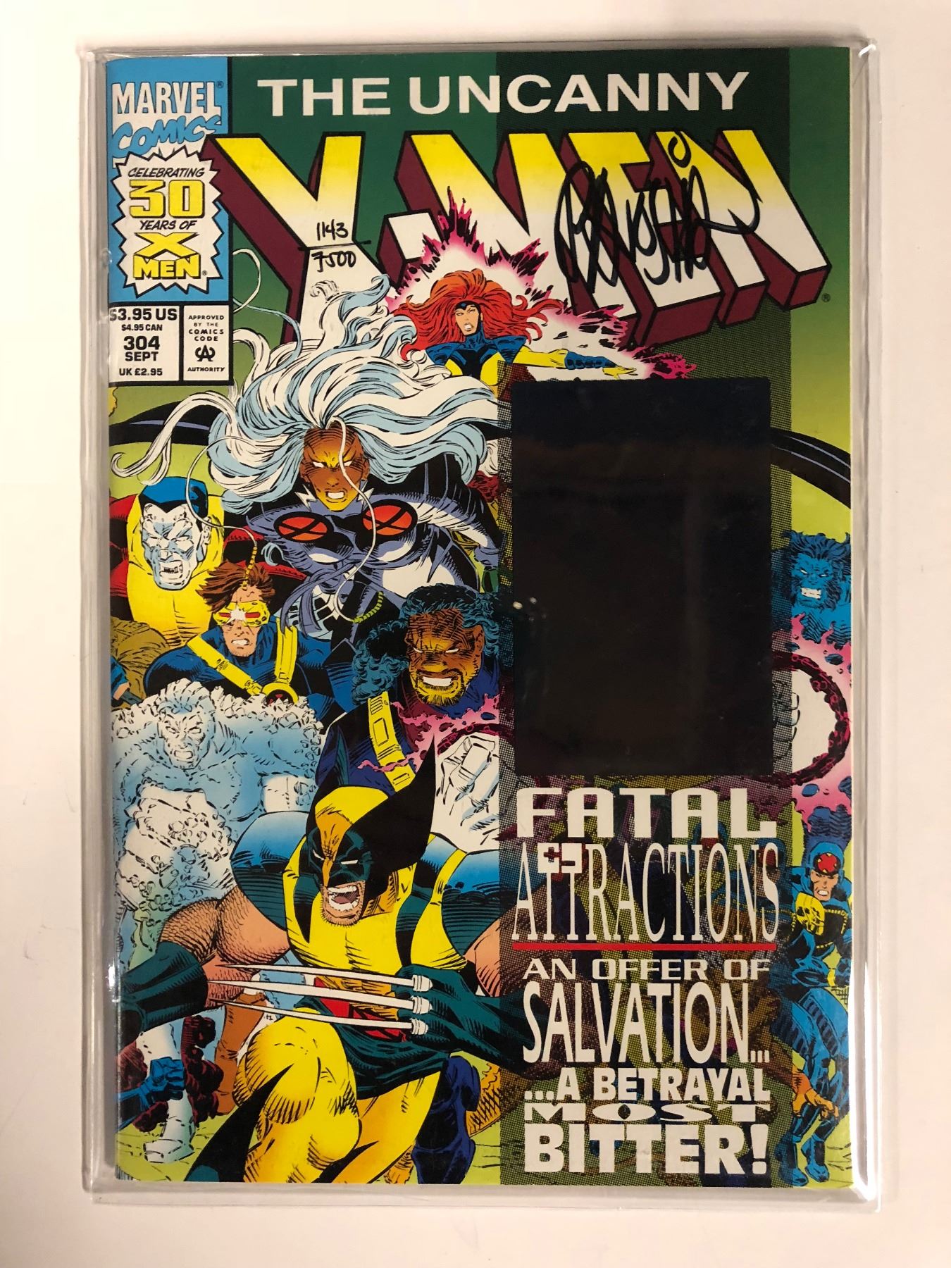 Limited Edition Uncanny X Men 304 Signed By Artist Dan Panosian W Coa Limited Edition Uncanny X Men 304 Signed By Artist Dan Panosian W Coa