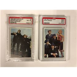 1964 BEATLES TRADING CARDS (HIGH GRADES) PSA