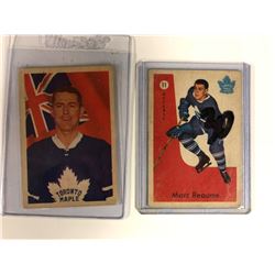 1950'S PARKHURST HOCKEY CARD LOT (REAUME,HARRIS)