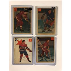 1953-54 PARKHURST HOCKEY CARD LOT (PAVELICH, MOSDELL, LUCKY PREMIUM CARDS)