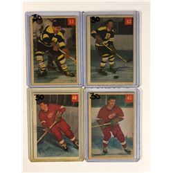 1953-54 PARKHURST HOCKEY CARD LOT (LESWICK, LUCKY PREMIUM CARDS)