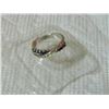 Image 3 : **** FEATURE ITEM ****  RING - 8 2/5 CTW GENUINE SAPPHIRE (11PC) & DIAMONDS IN 925 STERLING SILVER C