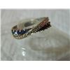 Image 4 : **** FEATURE ITEM ****  RING - 8 2/5 CTW GENUINE SAPPHIRE (11PC) & DIAMONDS IN 925 STERLING SILVER C