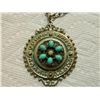 Image 2 : NECKLACE - ON CHAIN - 2 ½" DIAMETER