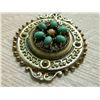 Image 3 : NECKLACE - ON CHAIN - 2 ½" DIAMETER