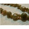 Image 2 : BEADED NECKLACE - 22" LONG  - CREAM GREY