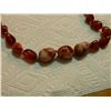 Image 2 : BEADED NECKLACE - 26" LONG  - REDISH
