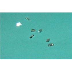 GEMSTONES - GENUINE DIAMOND - BEGUETTE DIAMOND (SI) BRILLIANT IRREGULAR CUT LOOSE GEM - 7 PER LOT