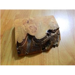 NEW HAND CRAFTED BURL TRINKET BOX WITH LID