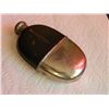 Image 1 : **** ESTATE FEATURE **** FLASK - JAMES DIXON & SON NICKEL PLATED, LEATHER - GLASS INTERIOR