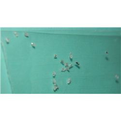 GEMSTONES - GENUINE DIAMOND - IRREGULAR CUT LOOSE GEMS - 20 PER LOT