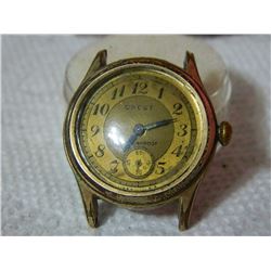 WATCH - CREST - NO STAP - ENGRAVED ON BACK - R82960