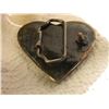 Image 3 : BELT BUCKLE - HEART WITH SPIKES - ~2 3/4" X 2 1/2"