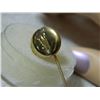 Image 3 : ESTATE - PIN - WITH LOCKET ON TOP - ETCHED FRONT dint in front