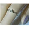 Image 4 : RING - CLEAR GEMSTONE - NON-FEROUS - SZ 5 3/4