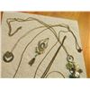 Image 3 : ASSORTED NECKLACES - PENDANTS & CHAINS - some may be silver - 6 TTL