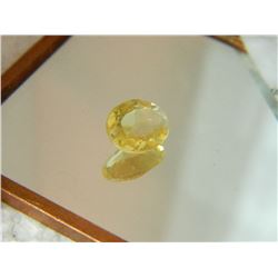 GEMSTONE - CITRINE - OVAL FACETED - 10.8 X 8.0 X 4.1mm