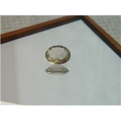 GEMSTONE - SMOKIE TOPAZ - OVAL FACETED - 8.0 X 6.2 X 3.3mm