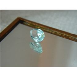 GEMSTONE - BABY BLUE TOPAZ - PEAR FACETED - 7.6 X 5.4 X 4.0mm